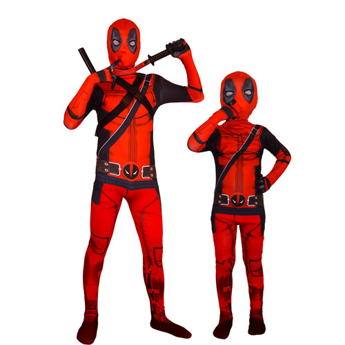 Halloween cosplay Avengers children's Deadpool tights adult Deadpool knife cosplay costume