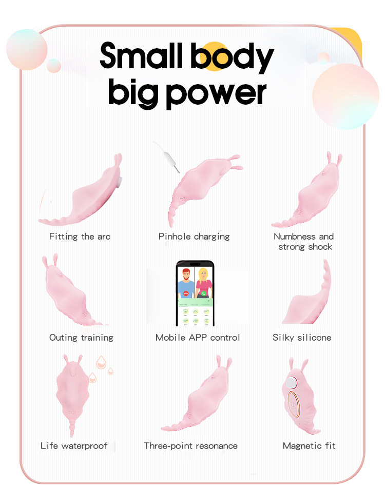 Smart App Remote Control Wearable Vibrator, Discreet Panty Clitoral Massager for Women — detail image 8