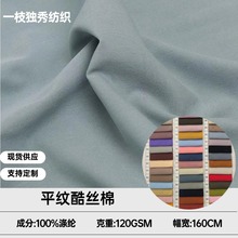 现货供应仿棉平纹酷丝棉棉服夹克风衣羽绒服休闲裤箱包电脑包面料