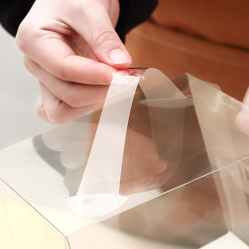 Transparent cake box birthday cake carry-on baking packaging box 4-inch 5-inch boxes trendy mousse cake wholesale