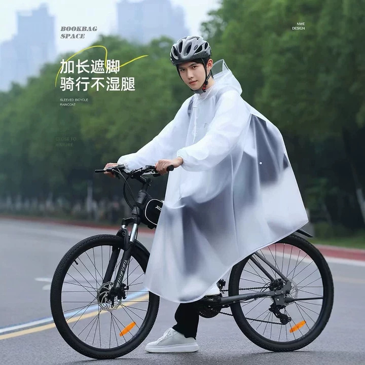 Raincoat for Cycling, Mountain Biking, Junior High School Students, Male-Specific, Single-Person, Teenagers, School Riding, Rain Poncho for Girls Raincoat for Cycling, Mountain Biking, Junior High School Students, Male-Specific, Single-Person, Teenagers, School Riding, Rain Poncho for Girls
