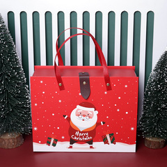 聖誕節禮品盒手提盒平安夜蘋果手提盒大號空盒子高檔ins風禮物盒