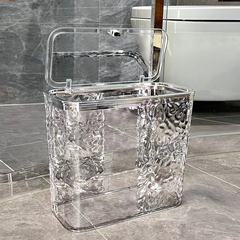 トイレ専用の挟みゴミ箱家庭用カバー付きの狭い便器の紙かごの客間の寝室の高い顔の値