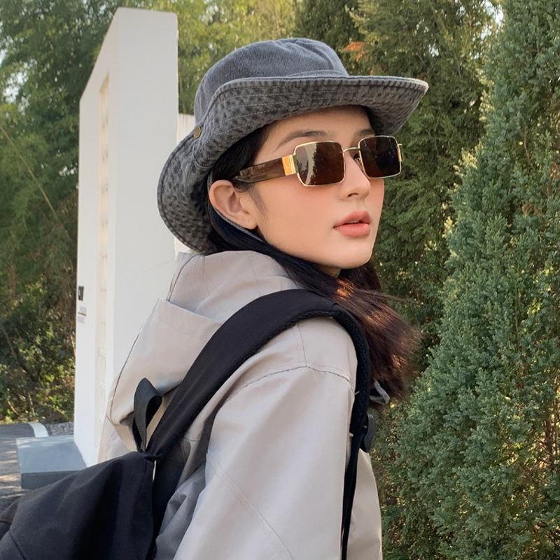 Jeans pescador sombrero mujer 2024 nueva primavera y otoño plegable al aire libre camping sombrero de montaña sombrero de verano