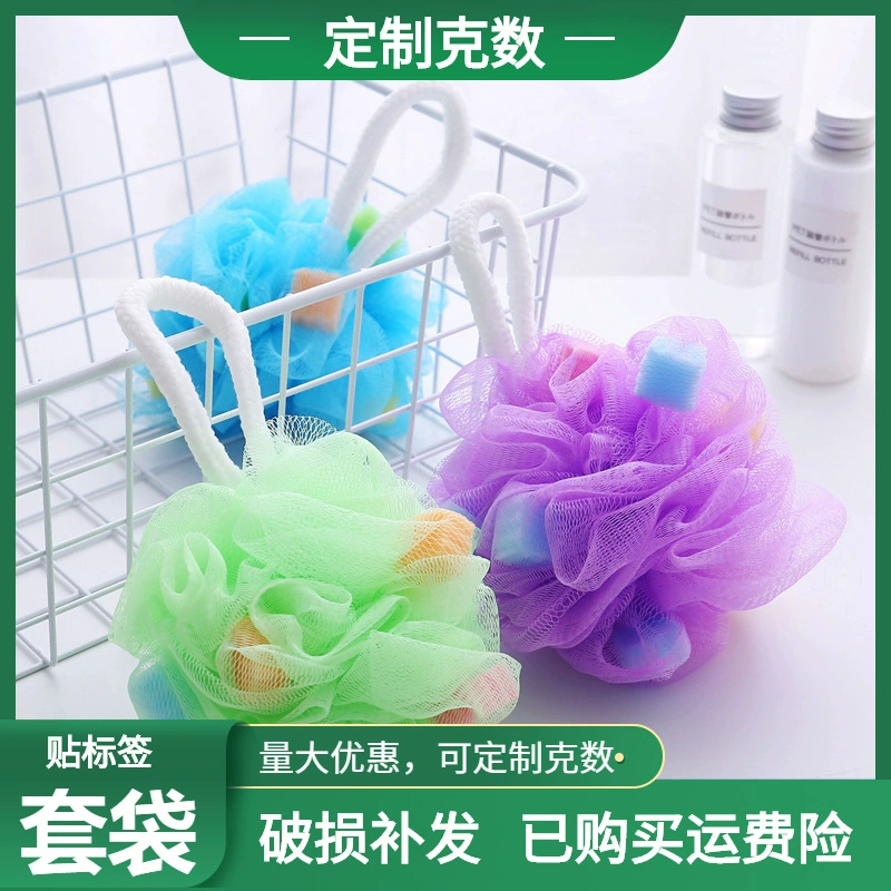 Шарик для ванны Подвесной пенящий шарик для ванны Мягкая Ванна Цветочная Ванна Цветок Большая Ванна Цветочный шар для ванны Назад растирающий шарик для ванны