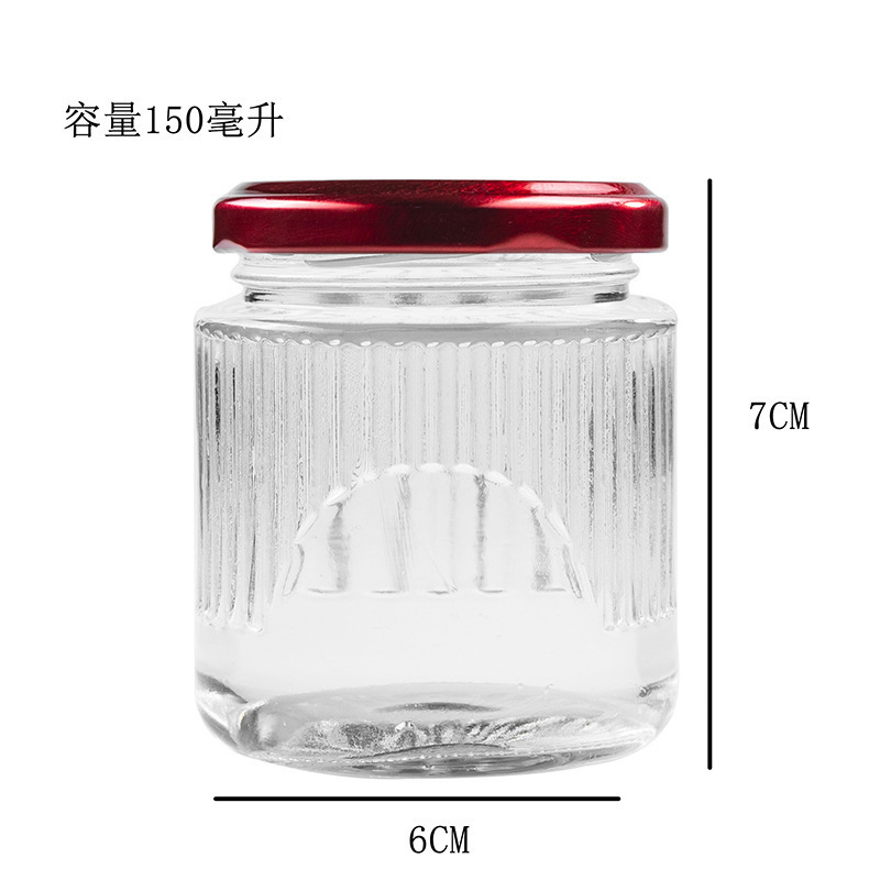 现货批发竖纹燕窝瓶加厚玻璃瓶空瓶子可蒸煮耐高温大口鲜炖密封瓶|undefined