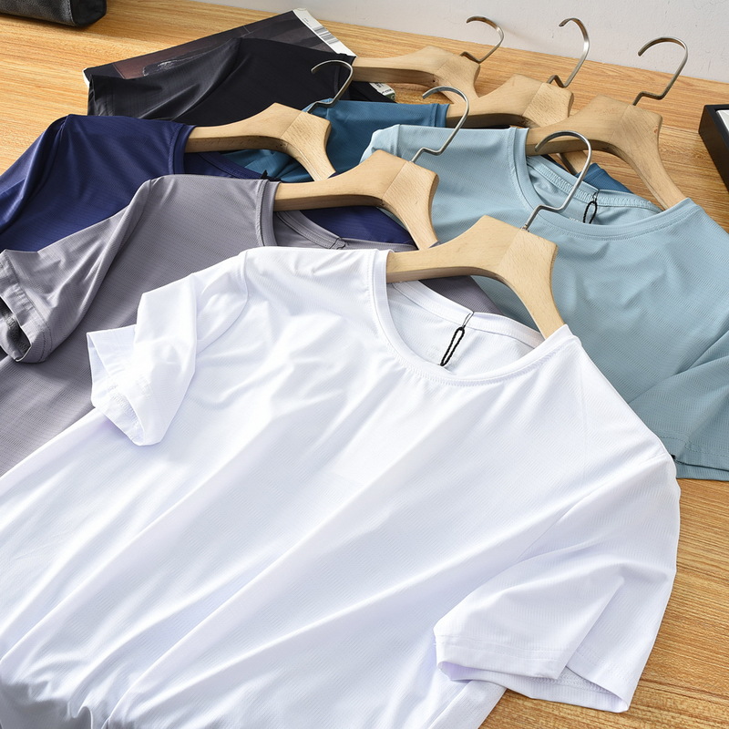 sports silky summer light and thin short sleeve T-shirt for leisure