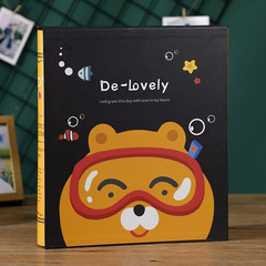 相冊5寸6寸7寸過塑混合500張大本容量相冊本插頁式家庭影集相簿