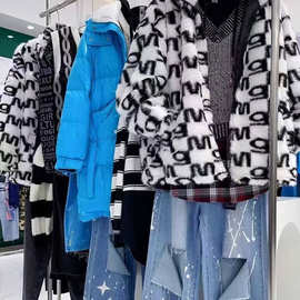 潮流品牌25秋冬拓谷时尚个性休闲套装品牌折扣抖音快手直播一手货