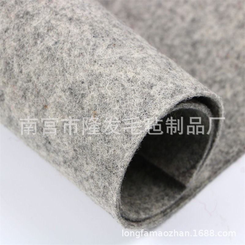 供应不织布戟绒布无纺布 白花灰布 黑花灰嘶叮尼软硬汽车毛毡