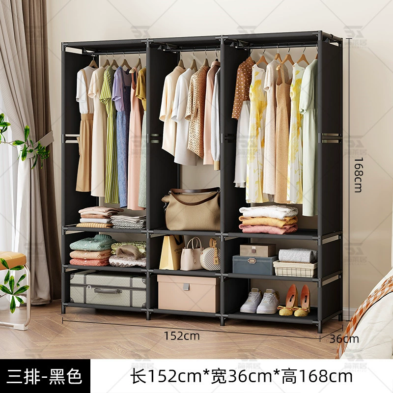 Garment Rack Renter-friendly Multi-tier Simple Indoor from Yomiego