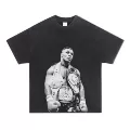 Washed black short sleeves