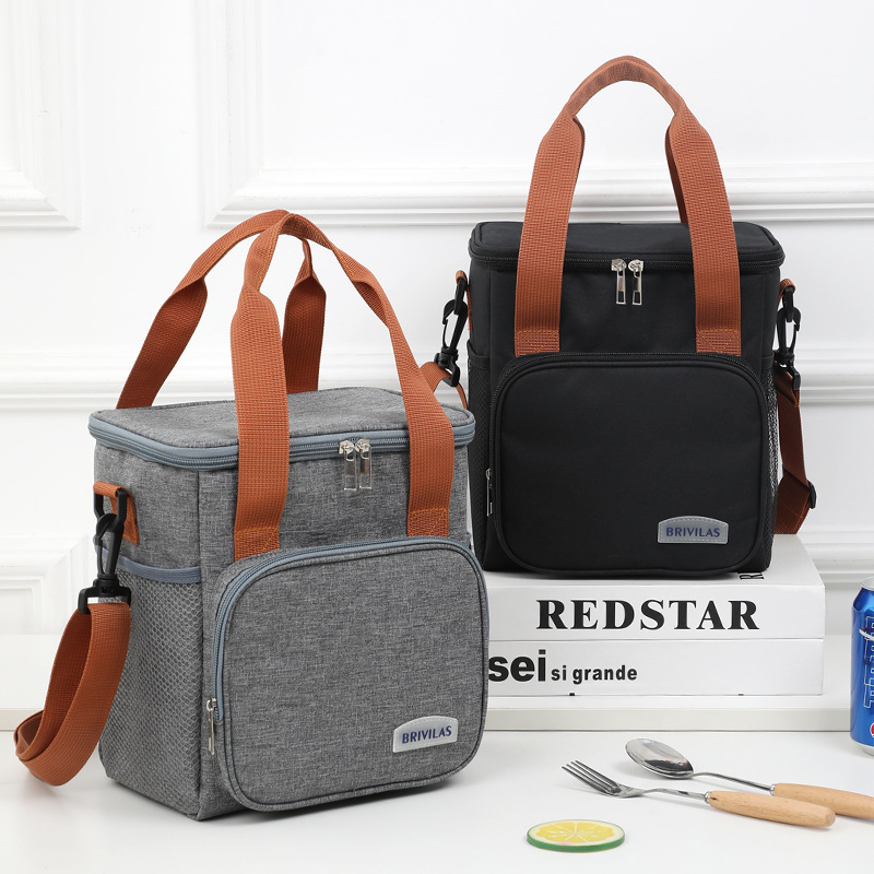 Bolsa de aislamiento de tela Oxford bolsa de almuerzo portátil bolsa de almuerzo bolsa de pícnic al aire libre bolsa de aislamiento de calor con arroz de gran capacidad