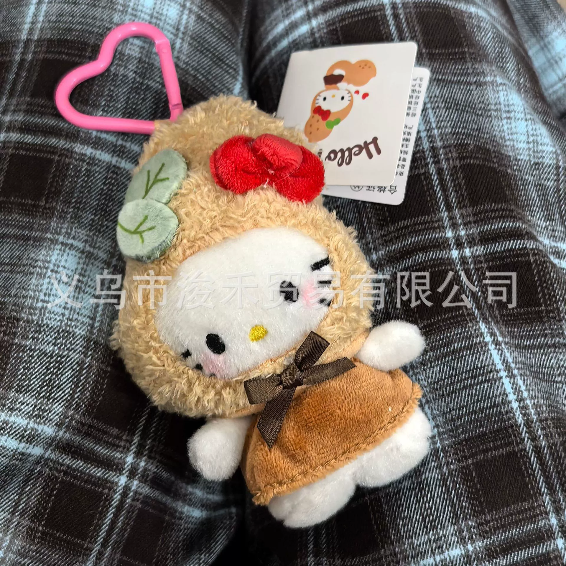 Плюшевая подвеска-брелок для ключей (Hello Kitty) симпатичная кукла, мягкая мини-плюша 10+ вариантов дизайна, подарок 0.038 кг