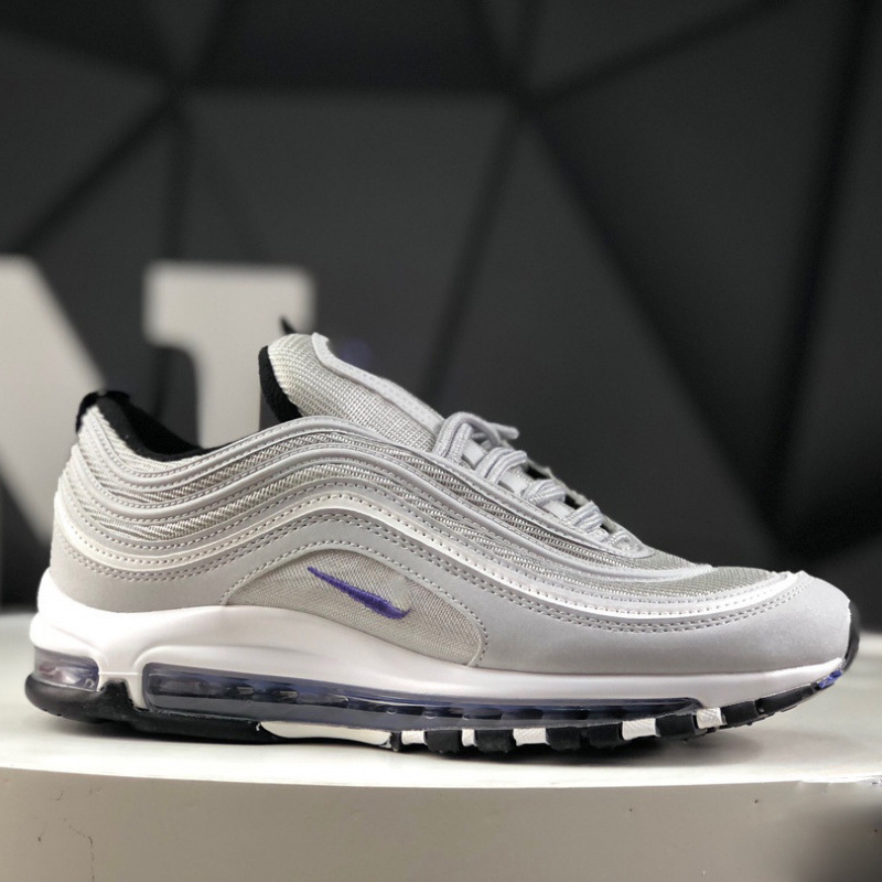 Pure original Max 97 retro bala reflectante aire cojín zapatos de trotar transpirable amortiguación versátil zapatos deportivos casuales de moda para hombres y mujeres