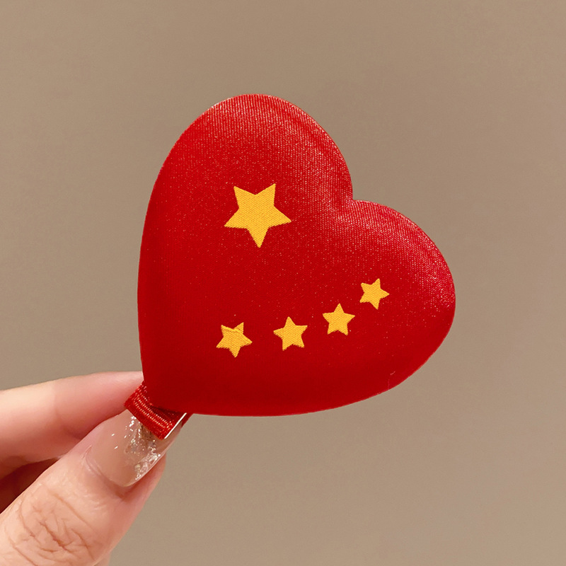 儿童发夹发卡头饰小女孩国庆发饰女童后脑勺侧边刘海夹bb夹鸭嘴夹|undefined