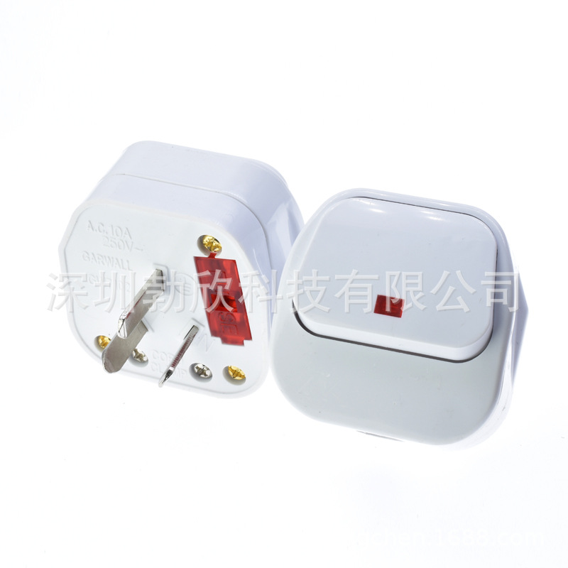 供应接线头国标接线头带开关带指示灯 转换座接线座 GW7102/22