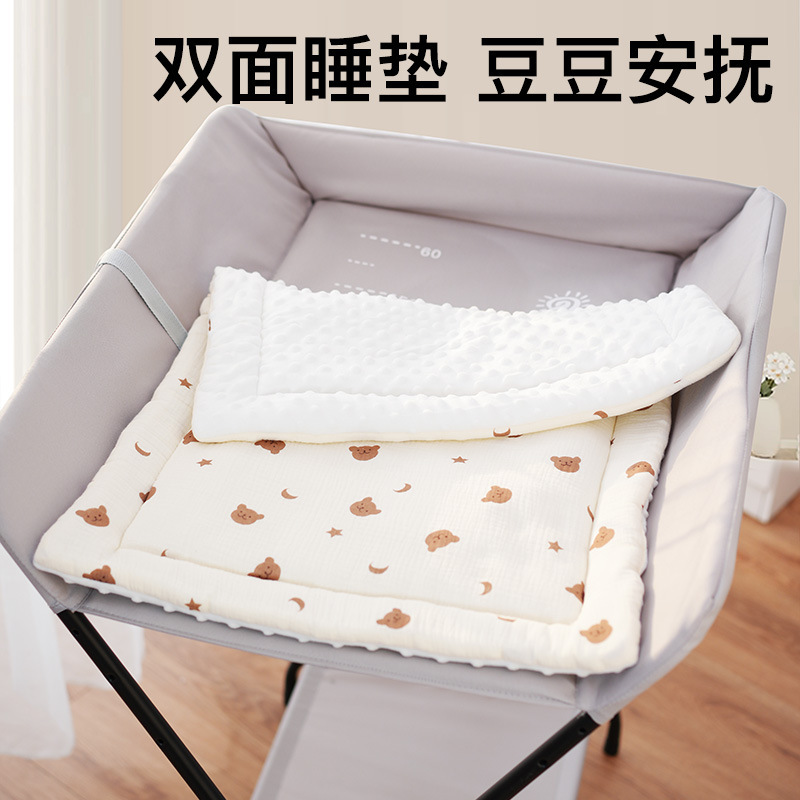 Baby Changing Table Mat, Baby Care Table Cotton Gauze Sleeping Pad, Soft Cushion, Newborn Cradle Mattress, Autumn and Winter