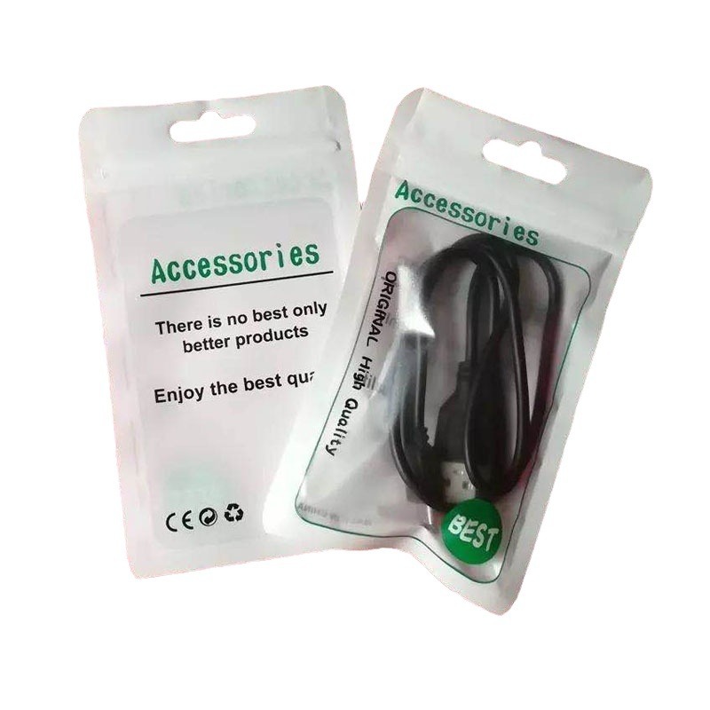 Cable DE DATOS cable del auricular bolsa de embalaje OTG cable adaptador ziplock bolsa R11 pollo artefacto auxiliar bolsa de embalaje 8*14
