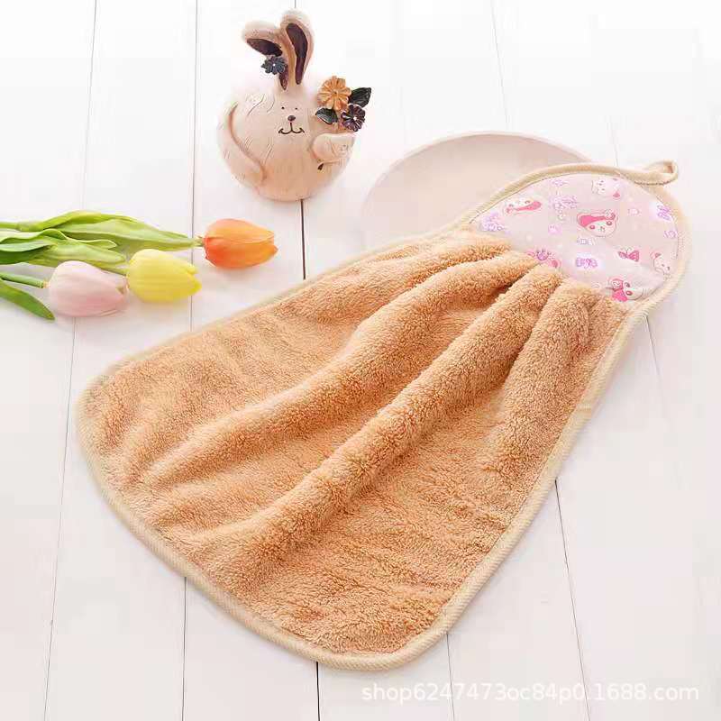 【新品0.01送料無料】キッチンハンドタオル 4枚パック 吊り下げハンドタオル タオル コーラルベルベット 吸水性吊り下げタオル|undefined
