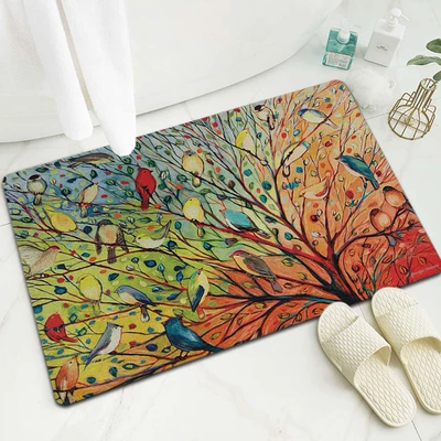 Easy to Maintain, Diatomaceous Earth Mat, Avtomobil döşəmə paspasları - white-bird-chart-4060cm-upgraded-version-of-diatom-mud