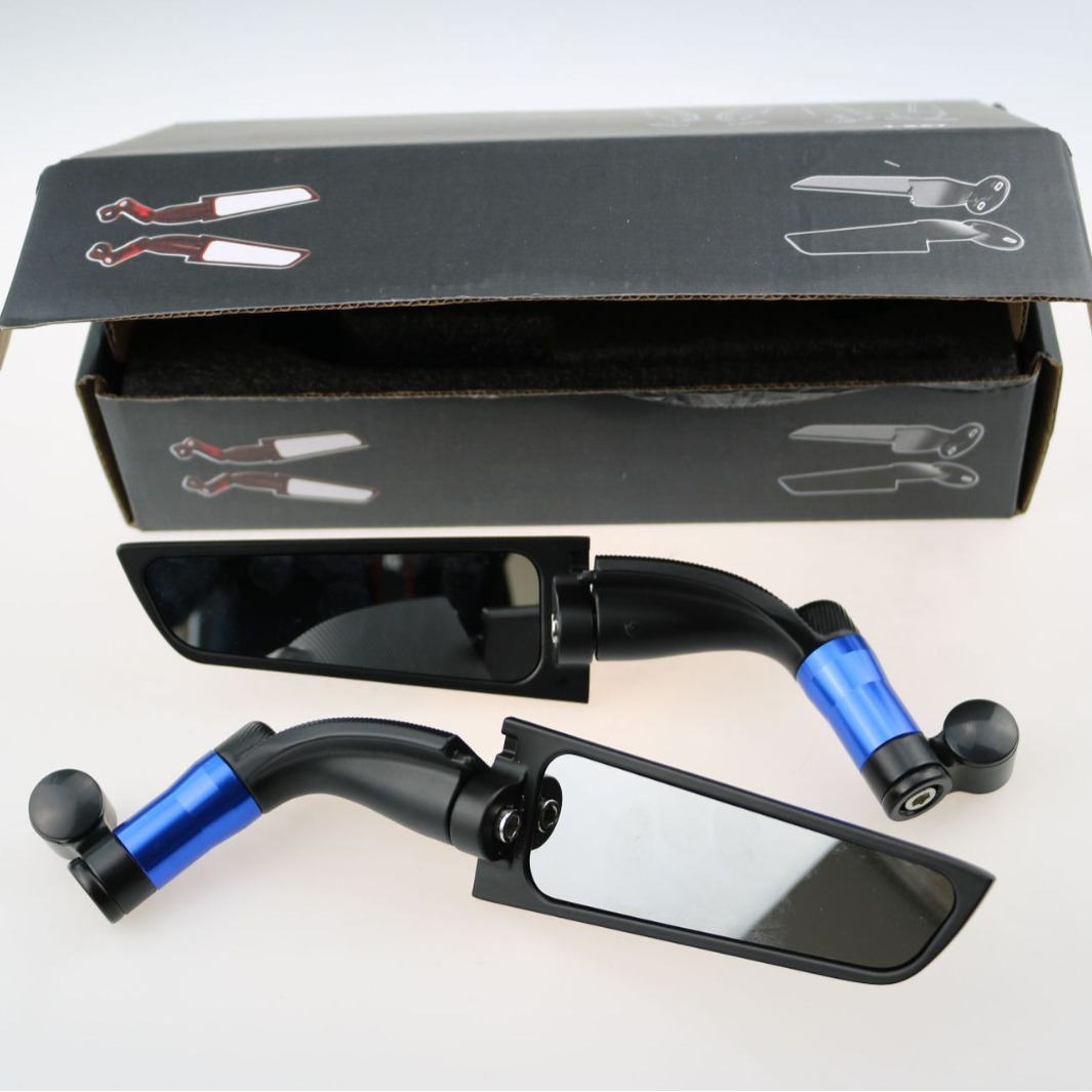 Suitable for Motorcycle Electric Vehicle Scooter Street Car Modified Blade Competitive Wind Wing Rearview Mirror Reflector Wholesale
