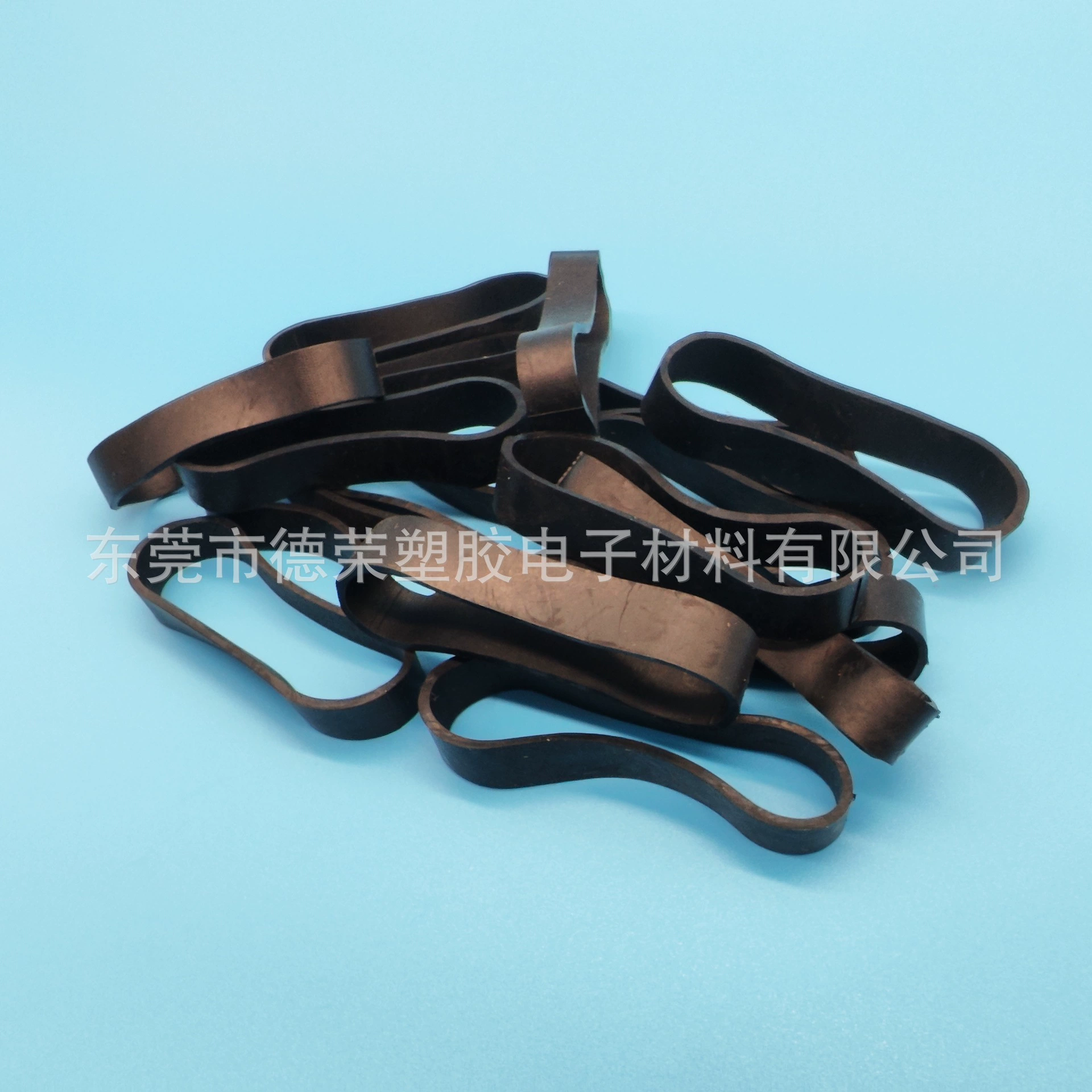 Black silicone hair rope, rubber pack dust-free, electronic anti-static electric rubber rings