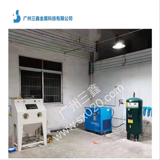广州三鑫新款SX-1080PLC控制智能喷枪在江门客户现场