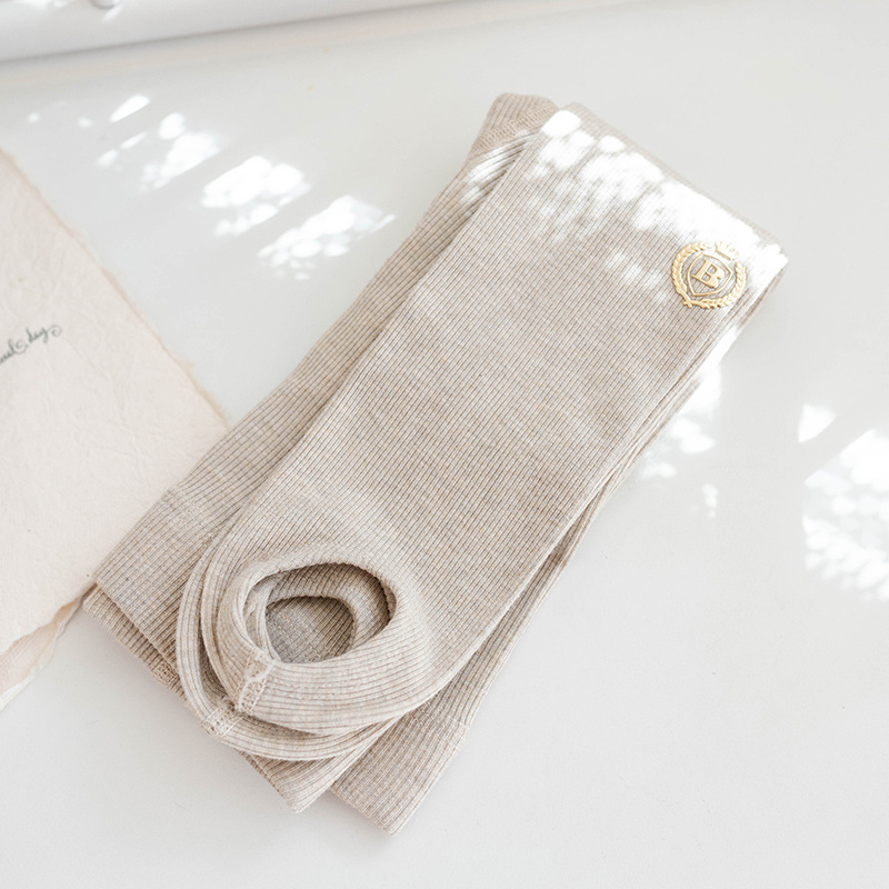 Calcetines Tiantai primavera y otoño pantimedias para niñas delgadas polainas para NIÑOS Calcetines insignia uniforme escolar rayas verticales delgadas pantalones de paso