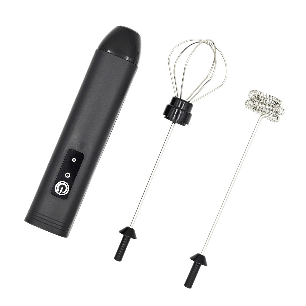 现货奶泡器咖啡打泡器奶油打发器家用手持搅拌器奶泡机双头打蛋器