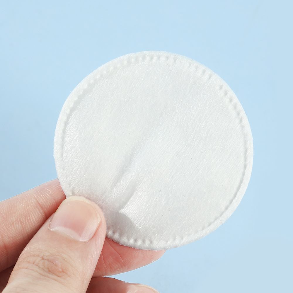 Algodón redondo desechable simple, gran capacidad, 150 piezas, algodón húmedo especial portátil, protector de la piel, no se desprende.