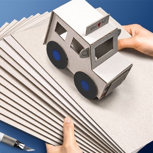 Cardboard Wholesale A4 Gray Cardboard Thickened DIY Handmade Model Shell Packaging Tools Painting Gray Cardboard Pad