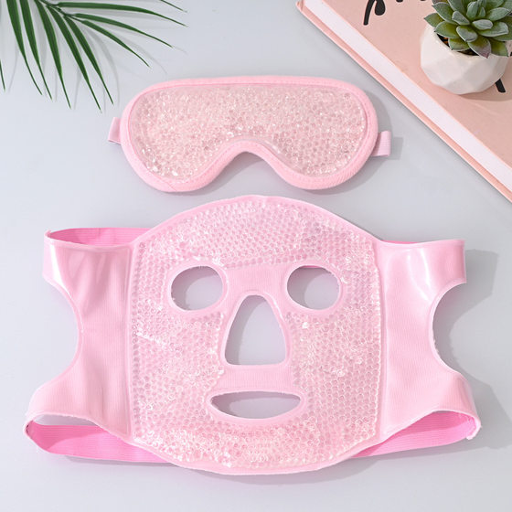 Ice Mask, Ice Eye Mask, Ice Pack, Facial Mask, Postoperative Recovery Artifact, Hot Compress, Full Face Cooling, Super Soft Face Mask