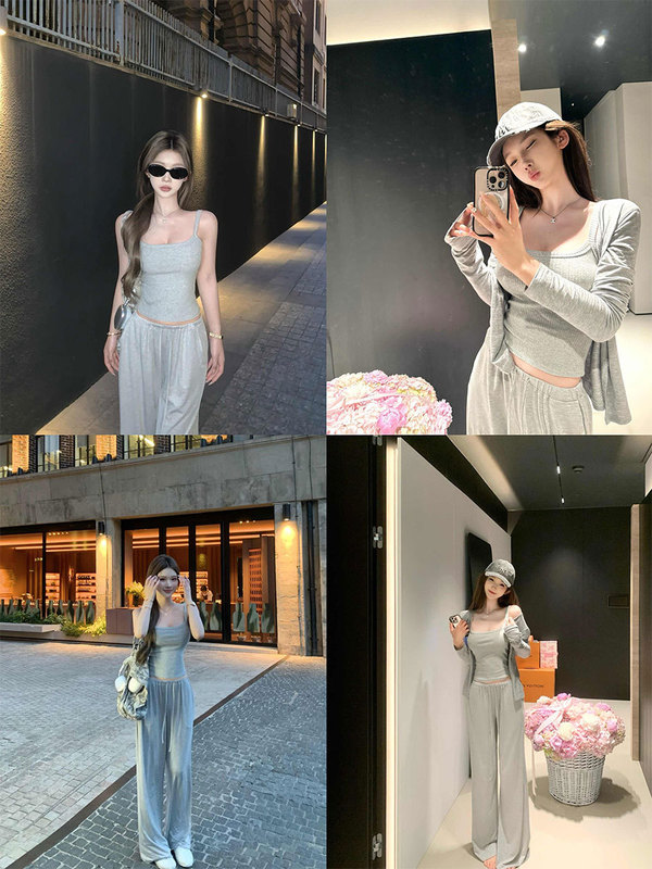 JMSHOP ホワイト レディース フィールド ロープロファイルで体型を美しく見せる スリムサスペンダー/快適な天井マスクパンツ|undefined