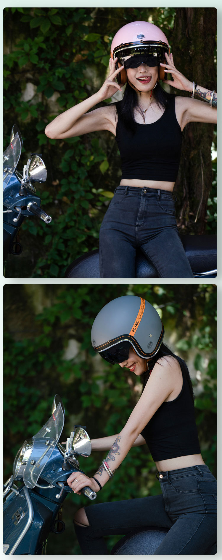 CYRIL 复古头盔图片 2