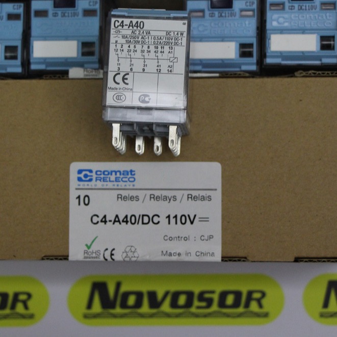 RELECO C4-A40 110VDC、C4-A40X 230VAC继电器先咨询再订期货