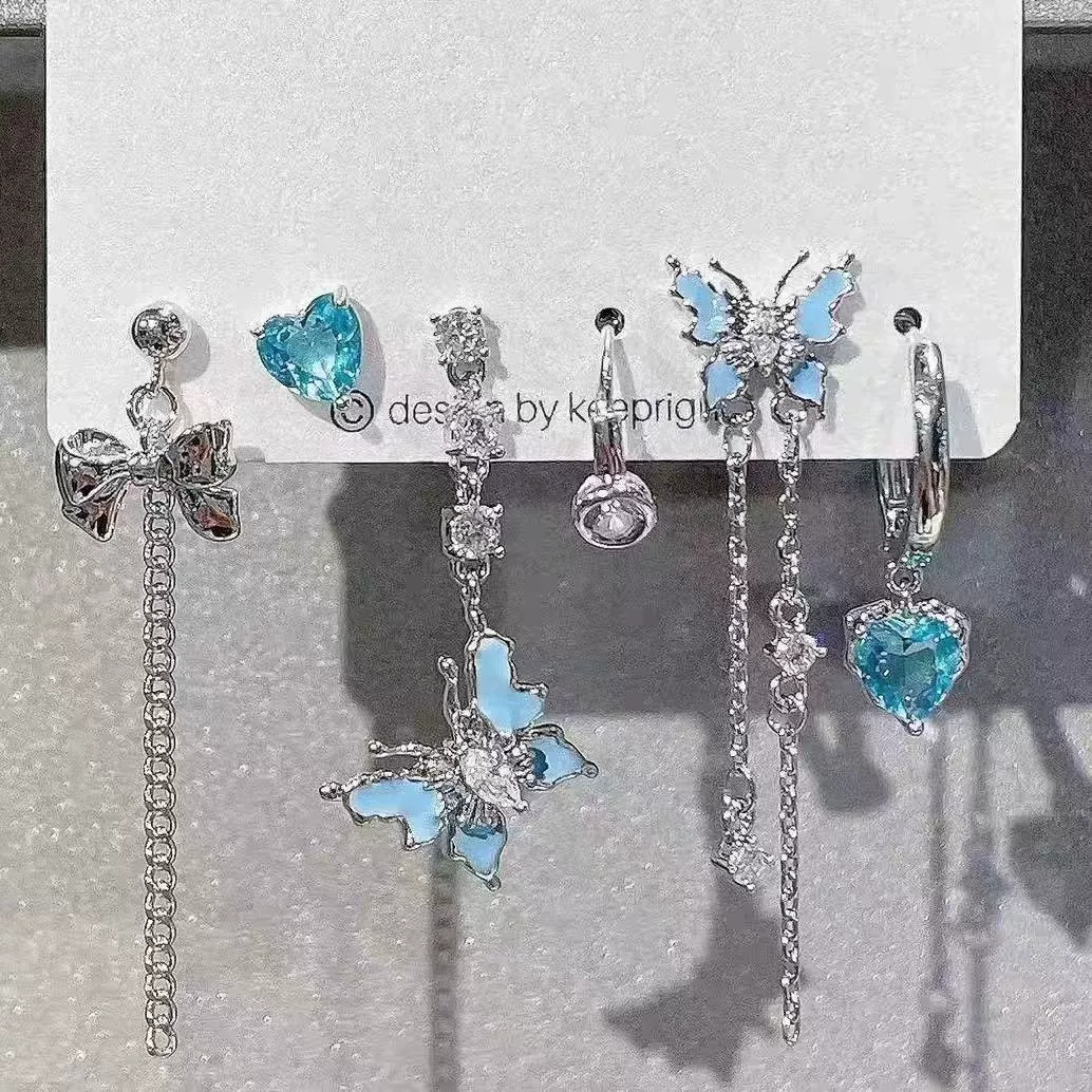 Earrings, jewelry, small design set, high-end