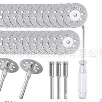 金钢石小切片 31PC金刚砂切割片 迷你电磨锯片 美缝打磨片配件