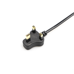 J8 Line Printer Desk Lamp British Standard Power Cord Eight-Pin 8 Adapter Three-Plug Meter Small Two-Core Suffix G3