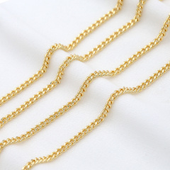 New 14K gold multi-specification Korean fashion chain chain diy handmade sweater chain bracelet necklace material