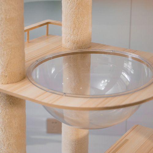 Luxury Cat Villa Cat Scratching Board Wholesale Cat Jumping Platform Cat Tree Cat Climbing Frame Space Cabin Cat Nest Cat Supplies Cat Claw Column 
