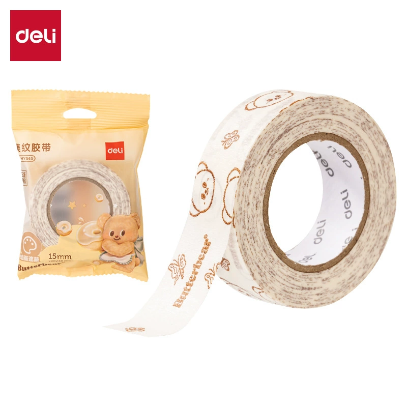 Упорная сумка HY565 красивая клейкая лента 15 мм * 20y * 145 мкм масло медвежонок серии рисование, чтобы скрыть ручную слезу