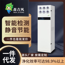 医院烟雾净化 学校专用柜式新风机 新风设备全热交换柜式新风系统