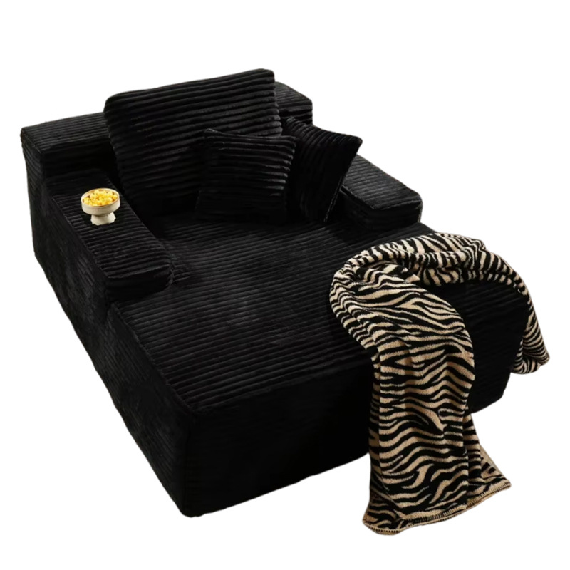 Sofá de esponja de compresión transfronterizo de comercio exterior sillón reclinable de pana sofá de compresión Amazon sin marco de una pieza personalizado