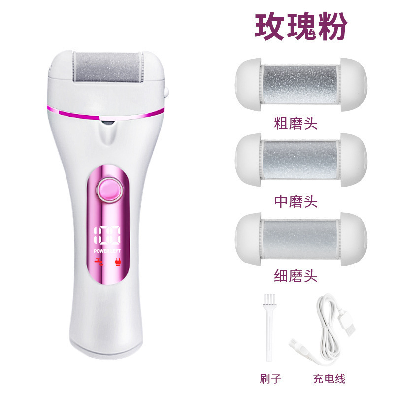 古い角質やカルスを除去する新しい自動電動フットグラインダー、ペディキュアグラインダー、フットストーン、かかと、家庭用フットスクラブ|undefined
