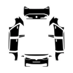Car paint protective film Invisible Car Cover Tpu - glossy-black-tpu-24-26-models-volkswagen-id3