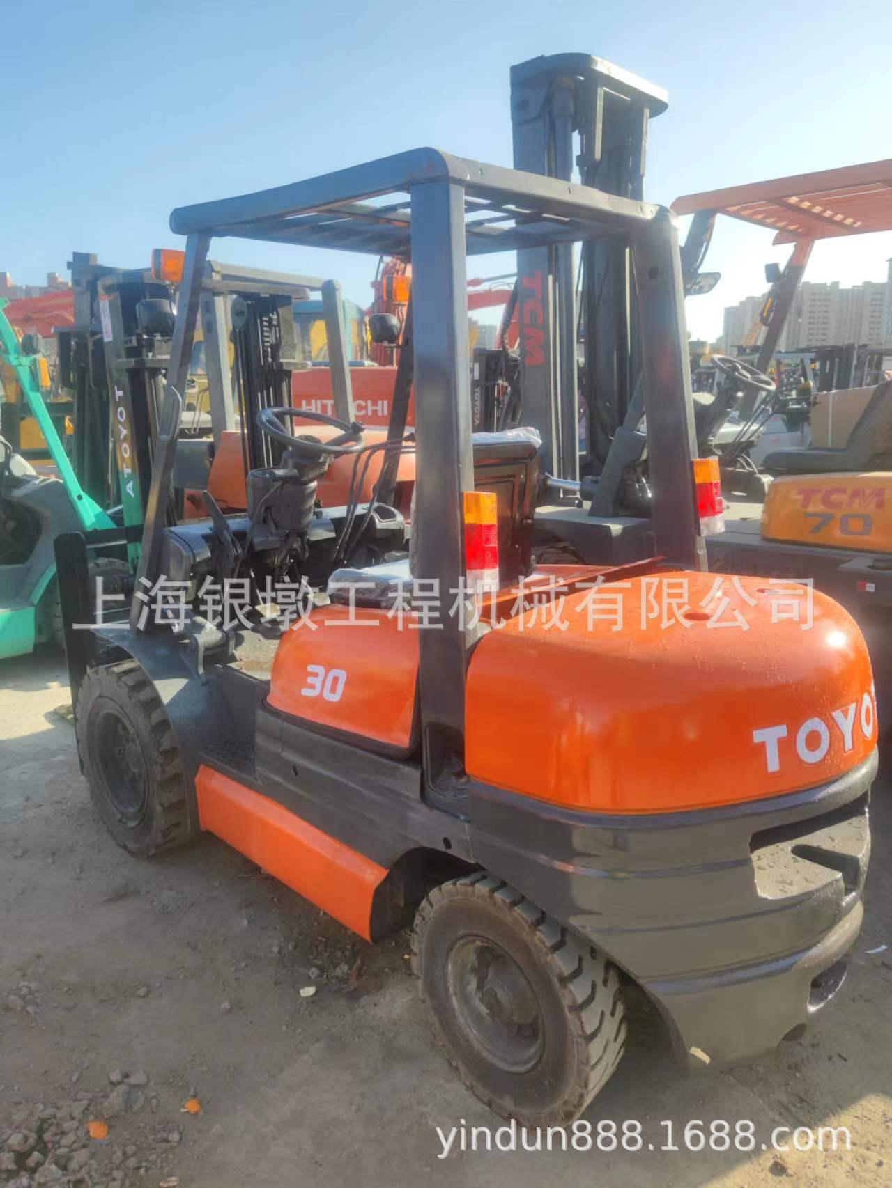 二手丰田3吨 6F  带侧移柴油 现货出口 二手叉车