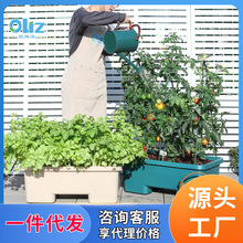 一件代发欧林泽阳台种菜盆加厚长方形花盆蔬菜种植盆种植箱种菜箱