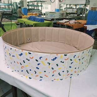Korean Popular Children's Indoor Foldable Wave Pool Baby Outdoor Game Storage Water Play Ocean Pool Fence