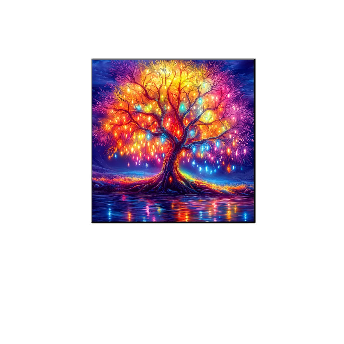 Pegatinas de diamantes, pinturas de diamantes, árboles luminosos, pegatinas hechas a mano, pinturas de diamantes, pegatinas de resina de alta calidad para niños, artefactos de descompresión de bricolaje